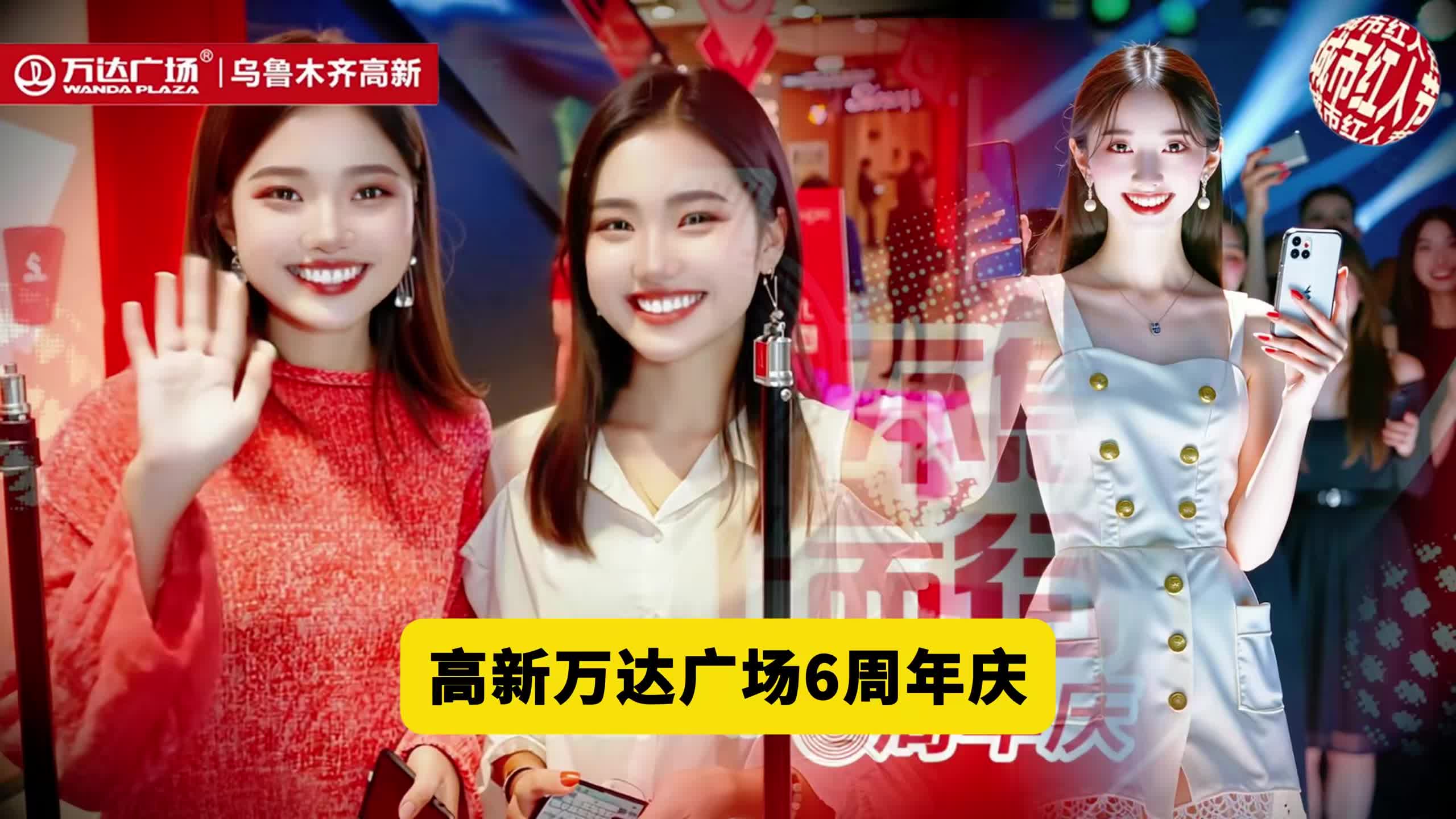 潮6不息，沐光而行，高新万达6周年庆